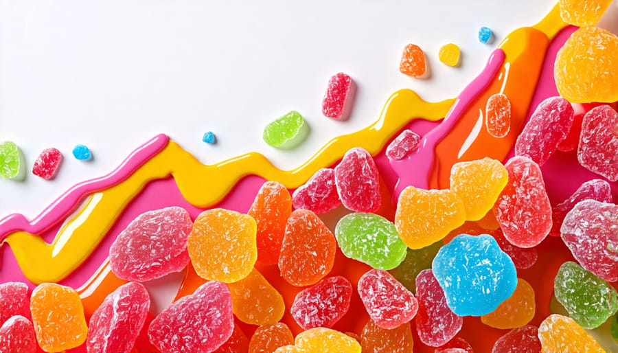 Chart depicting growth trends and market dynamics of freeze-dried candy in Canada